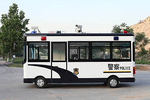 5.6m長(zhǎng)的電動(dòng)移動(dòng)警務(wù)室外觀(左側(cè)展示)