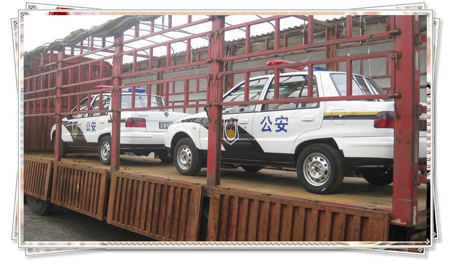 新宇宙電動車發(fā)往保定順平公安局電動警車