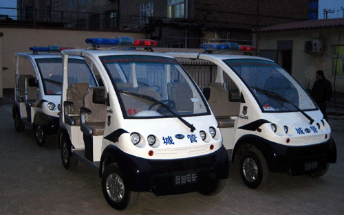 3月2日晚6:00躍迪電動(dòng)巡邏車(chē)成功抵達(dá)饒陽(yáng)縣住建局