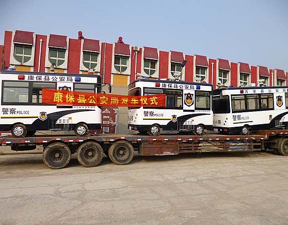 康?？h公安局發(fā)車儀式