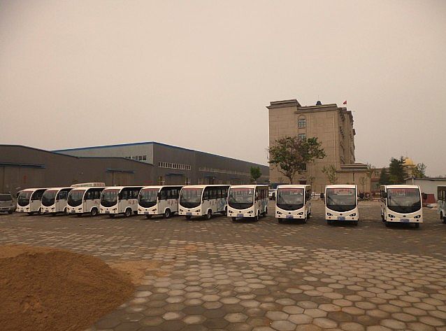 永年11輛電動小公交發(fā)車儀式