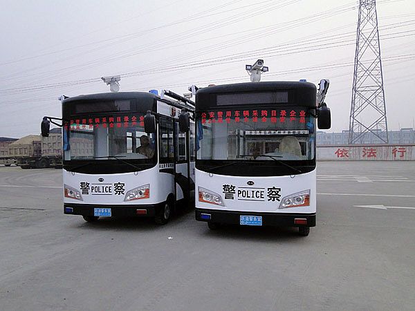 正定交通局購置移動警務(wù)室接車儀式