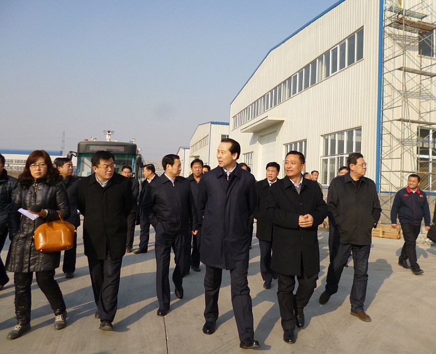 1月22日，石家莊市委副書記、市長王亮到我公司調(diào)研調(diào)研