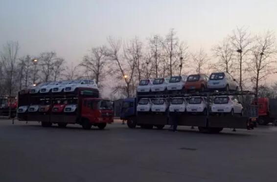 躍迪電動(dòng)汽車批量發(fā)車河北—共創(chuàng)美好未來(lái)