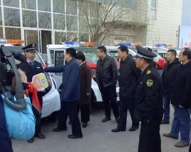 躍迪電動巡邏車新裝上陣，開啟滕州食藥監(jiān)體系新征程