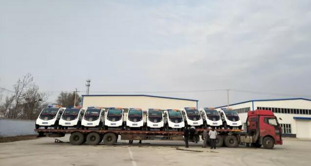 批量躍迪電動(dòng)巡邏車發(fā)往河北滄州城市管理局