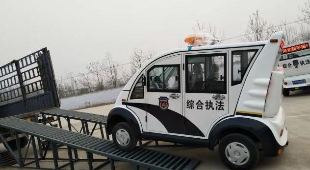 批量躍迪電動(dòng)巡邏車發(fā)往河北滄州城市管理局