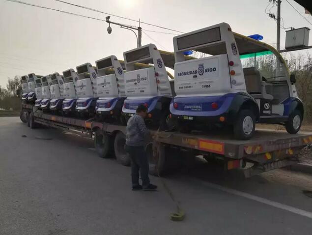 沖出國門|躍迪警用巡邏車發(fā)往南美洲