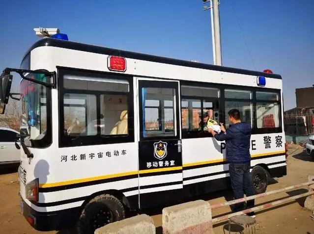 石家莊行唐縣交警大隊(duì)配備躍迪移動警務(wù)室加強(qiáng)治超工作