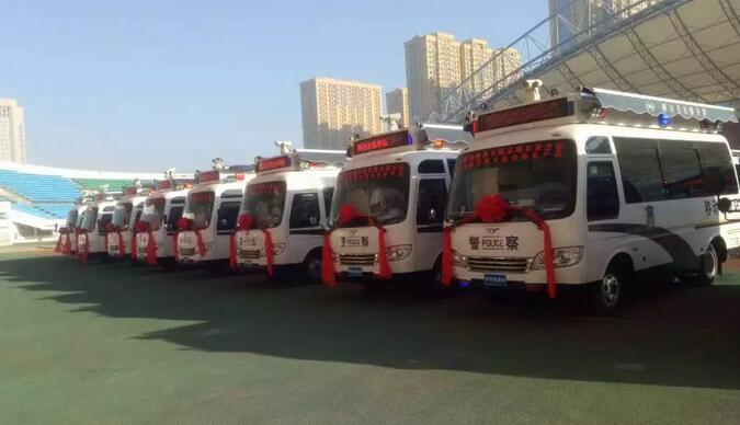 招遠(yuǎn)市公安局躍迪警用車(chē)輛配發(fā)儀式順利完成