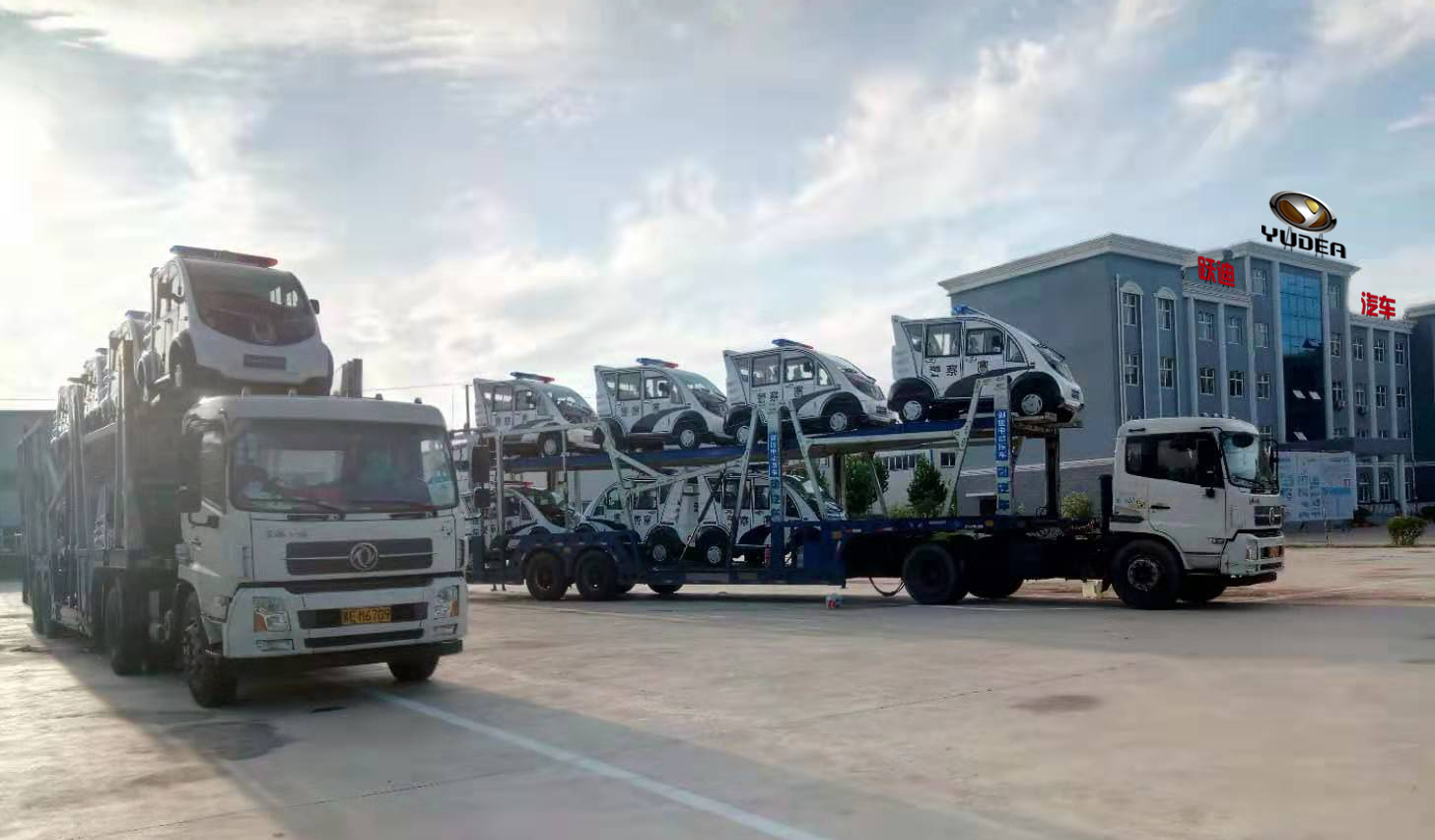 踐行新使命 忠誠(chéng)保大慶|躍迪電動(dòng)警用巡邏車(chē)批量發(fā)往湖北省