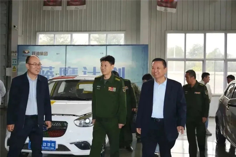 領(lǐng)導(dǎo)到訪丨河北省軍區(qū)動員局副局長趙鵬一行人到躍迪集團(tuán)參觀考察