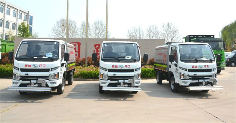 助力城市綠色發(fā)展丨躍迪純電動路面養(yǎng)護車發(fā)車