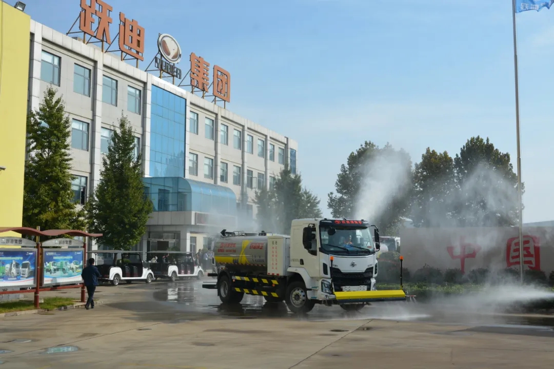 躍迪純電動高壓清洗車—以高壓之力，凈城市之塵