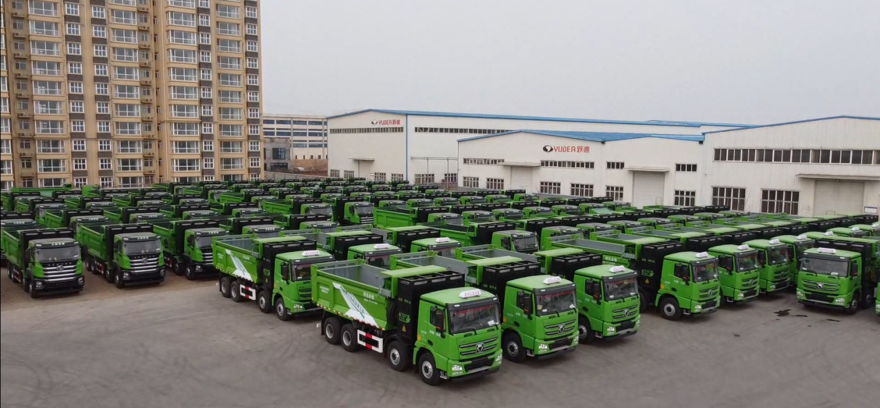 性能無敵，綠色出擊-躍迪新能源渣土自卸車